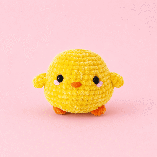 Pollo amarillo crochet regalo Portada producto pollito adorable