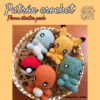 Portada del patrón de crochet de set pokemon