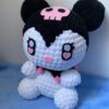 Fotografía de un amigurumi de Kuromi