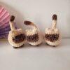 Producto gatos crochet siameses