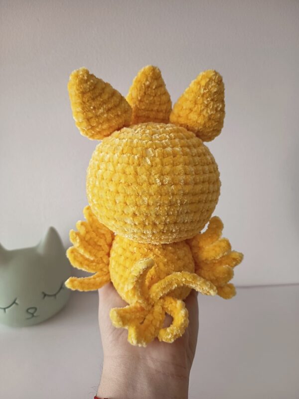 Producto chocobo parte trasera plumaje