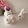 Producto gatitos crochet blancos