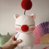 peluche fantasy hecho a mano Producto moguri adorable