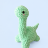 Producto brontosaurio verde crochet