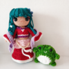 Amigurumi maomao rana boticaria Producto maomao ranita jinshi de amigurumis