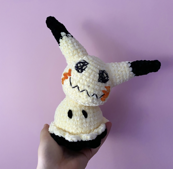 Producto mimikyu pokemon fantasma de crochet