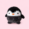 Animal artesanal peluche adorable mascota sensorial Portada producto Pingüino hecho a mano de amigurumi