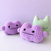 Producto ditto de peluche hecho a crochet