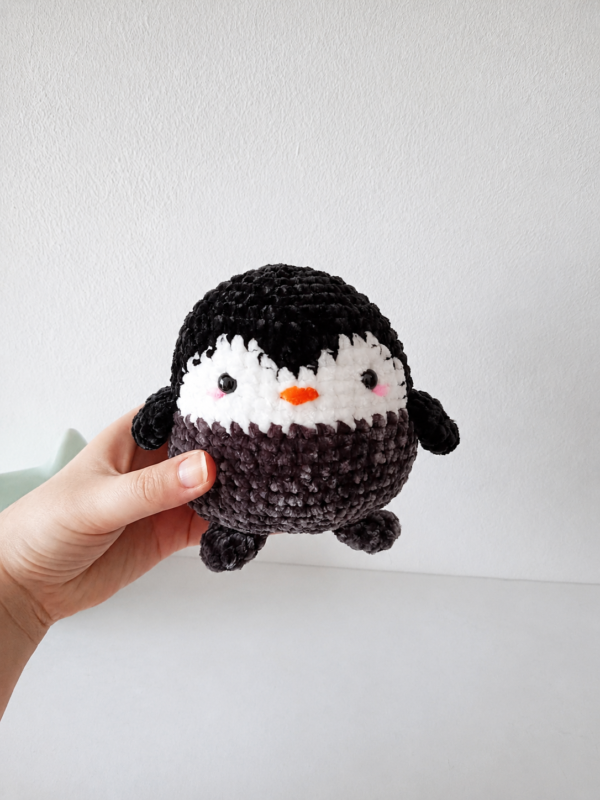 Pingüino crochet kawaii hecho a mano Producto artesanal pingüino de crochet hecho a mano artesanía