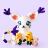 amigurumi gato digital crochet Portada producto gatomon hecho a mano