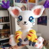 amigurumi gato digital kawaii Producto crochet digimon gato