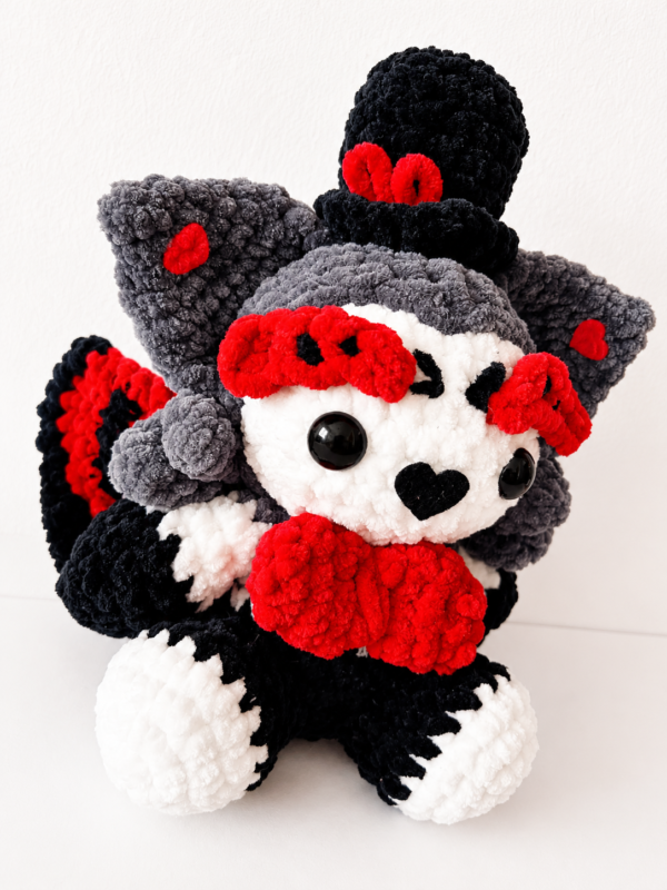 amigurumi husk hazbin hotel handmade producto de husk amigurumi anime demonio hotel