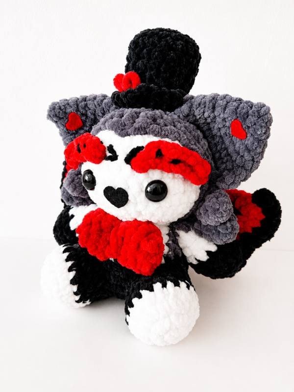 hazbin hotel peluche de crochet producto husk hazbin hotel amigurumi