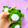 kawaii frog keychain amigurumi plushie producto ranas adorables de crochet