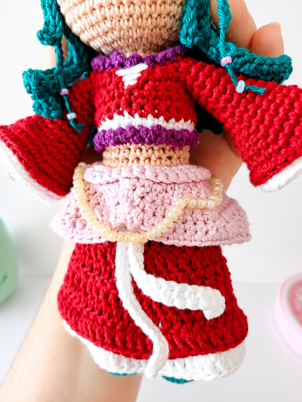 maomao personaje anime boticaria jinshi rana detalles producto amigurumi traje maomao
