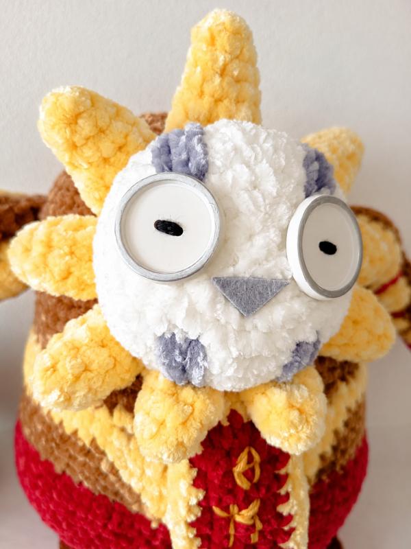 Detalle de producto amigurumi Esquie